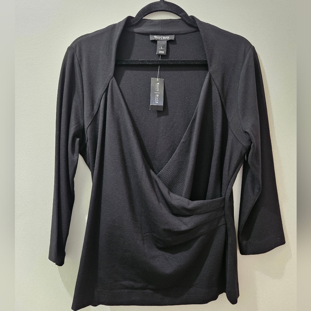 New Without Tag White House Black Market, Size L, Fitted Shirt, New Condition